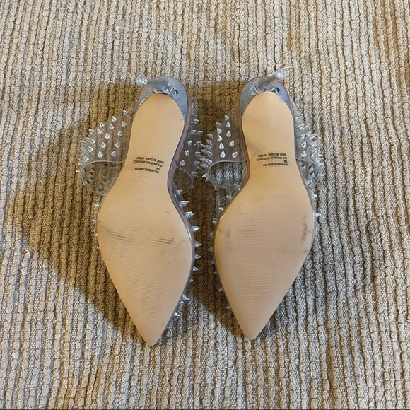 Steven Madden Studded Kalaine Iridescent Stiletto Mules - Picture 5 of 6